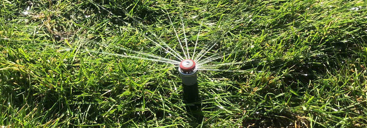 We install sprinklers